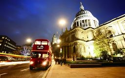 London Bus & St Pauls LED Canvas